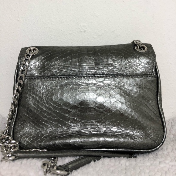 Silver Python Embossed Sloan Michael Kors Bag - Picture 3 of 8